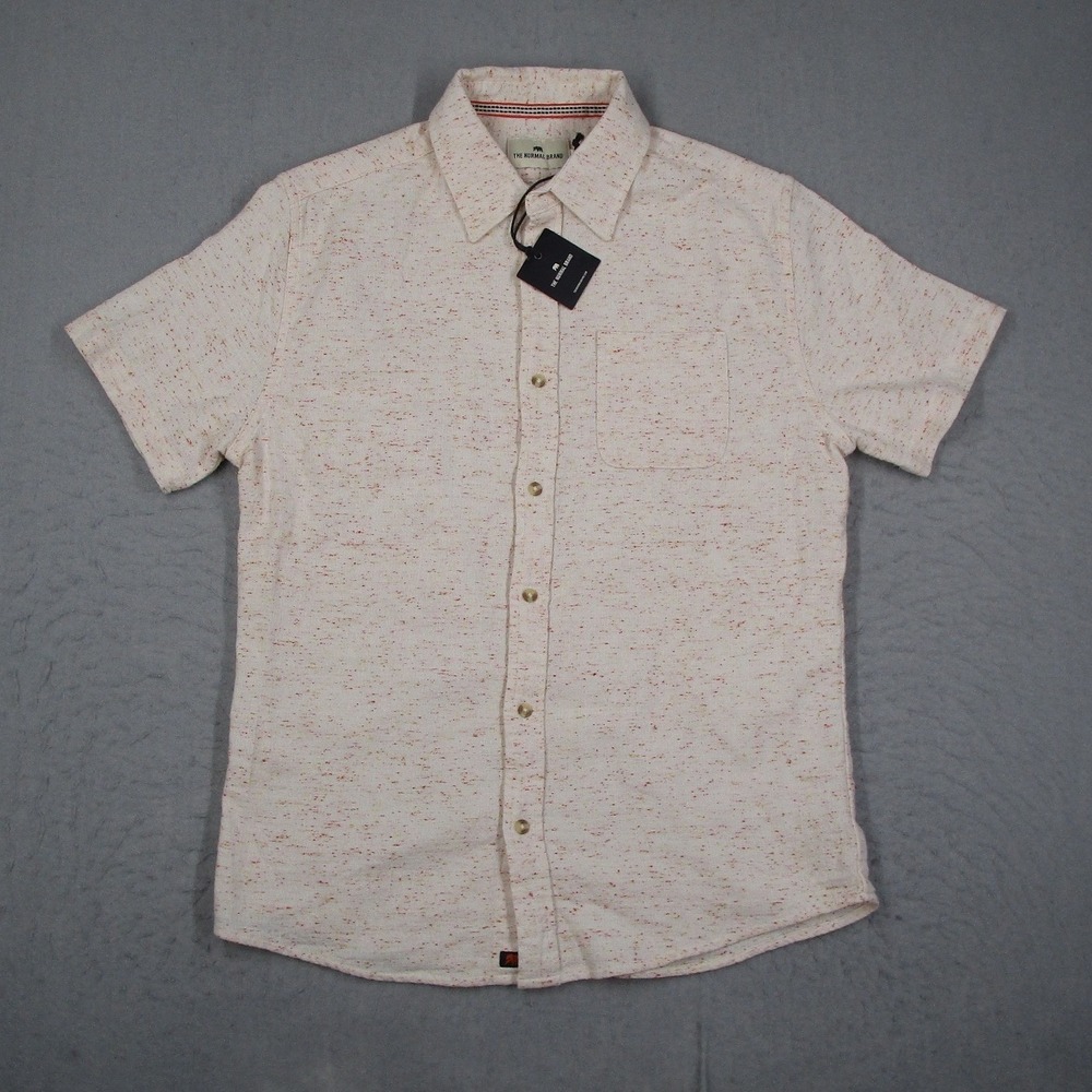 The Normal Brand Freshwater Button Up Shirt Mens Medium Ysabel Nep S1WFWTSSYSN2